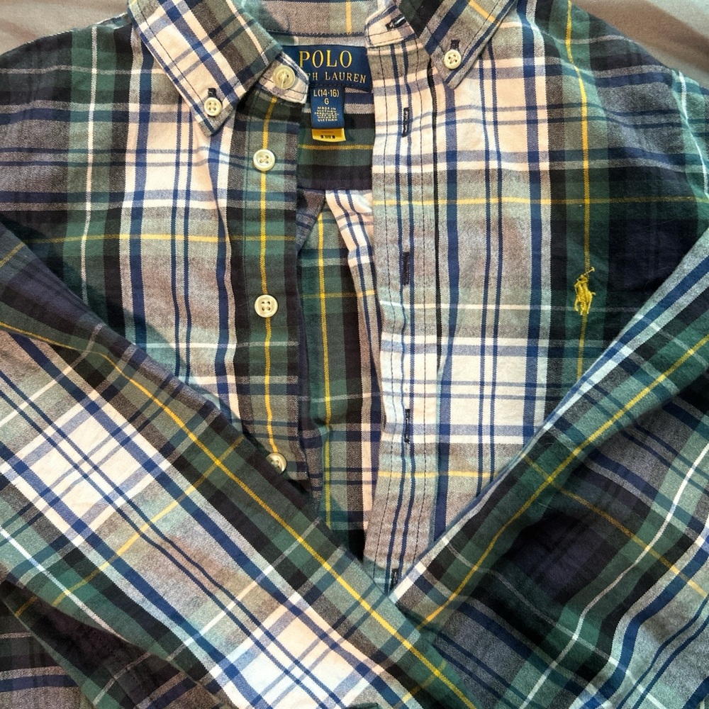 Polo by Ralph Lauren Men's Multicolor Plaid Shirt